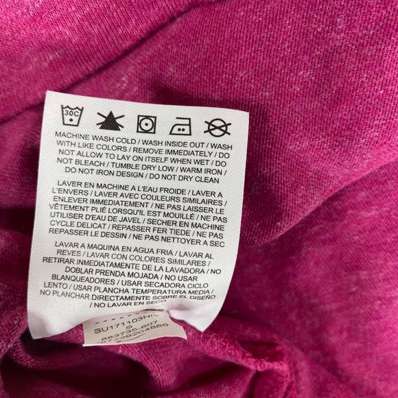 Nike‎ Just Do It Women Pink Ribbed Racerback Tank Top Size Small - Picture 8 of 8